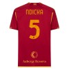 AS Roma Ndicka 5 Hjemme 23-24 - Herre Fotballdrakt